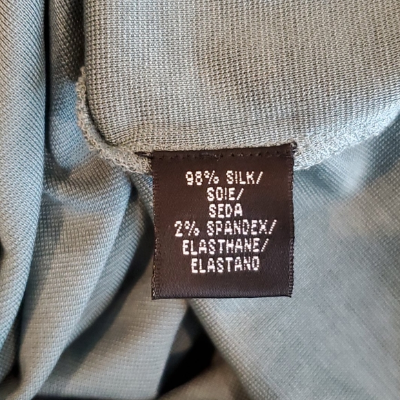 🆕️ Ellen Tracy Silk Sleeveless Shirt L - Picture 5 of 6